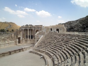 Roman ruins at Bet She'an.