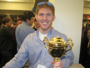 stephen with trophy